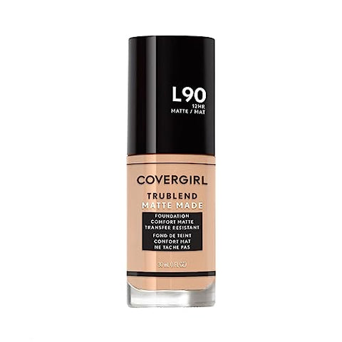 COVERGIRL TruBlend Matte Made Liquid Foundation, Classic Beige, 1 Fl Oz (Pack of 1)