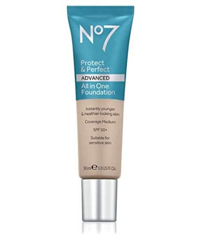 No7 Protect & Perfect Advanced All in One Foundation - CALICO