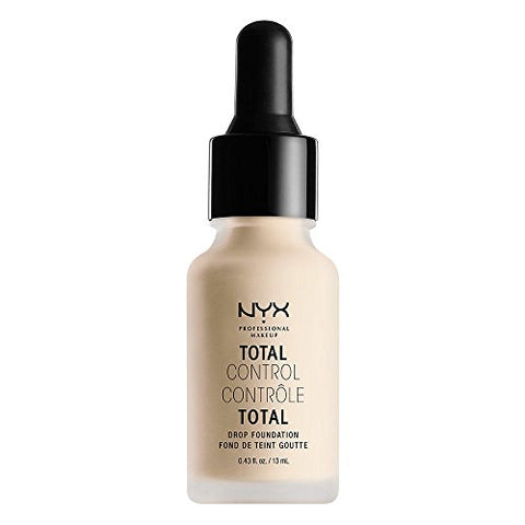 NYX PROFESSIONAL MAKEUP Total Control Drop Foundation - Pale, White Ivory With Yellow Undertone