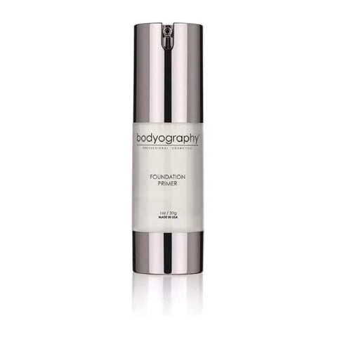 BODYOGRAPHY - Foundation Primer (Clear): Flawless Anti-Aging Salon Makeup Primer w/Vitamin E, A, Jojoba, Grapeseed Oil | Control Shine | Gluten-Free, Cruelty-Free, 1 oz.