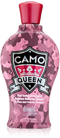 Devoted Creations Camo Queen Bronzing Lotion, 12.25 Fluid Ounce