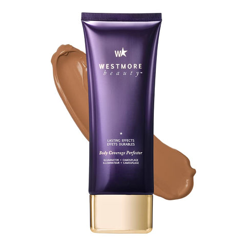Westmore Beauty Body Coverage Perfector 3.5 Oz/ 100ml (Bronze Radiance) - Waterproof Leg And Body Makeup For Tattoo Cover Up And More - The Best Tattoo Cover Up Leg Makeup