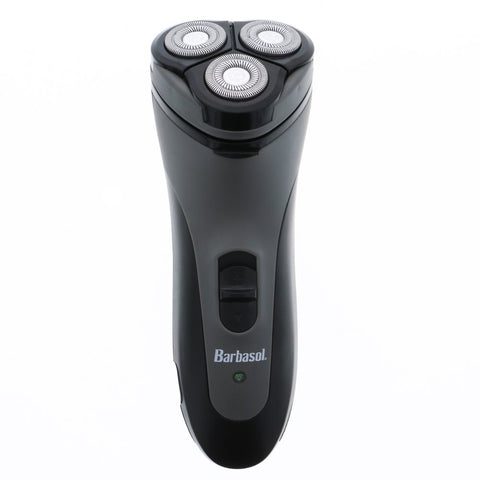 Xtreme Digital Lifestyle Accessories Barbasol Rechargeable Electric Rotary Shaver with Stainless Steel Blades and Pop Up Trimmer