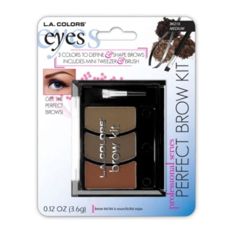 Cosmetics & Beauty Products LA Colors Ultimate Brow Kit Medium, 1 Count