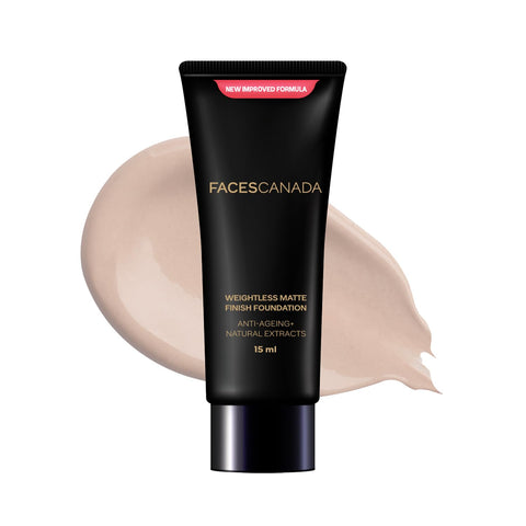 FACESCANADA Weightless Matte Finish Foundation Natural 02 18ml