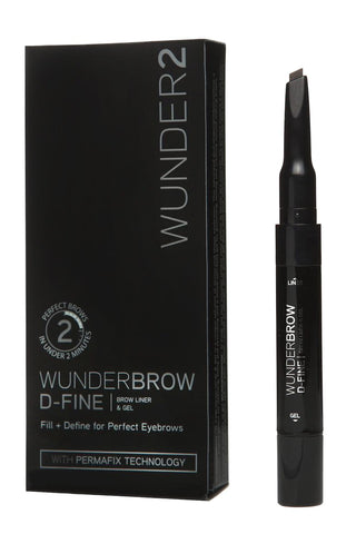 WUNDERBROW Eyebrow Makeup Blonde D-Fine Brow Pencil & Eyebrow Gel Multi-Use for Fuller Brows