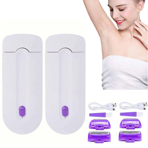 Bald Baddie Hair Eraser - Smart shavy Unisex Hair Eraser, Sunday Skn Hair Remover, Applicable to Any Part of The Body (2pcs)