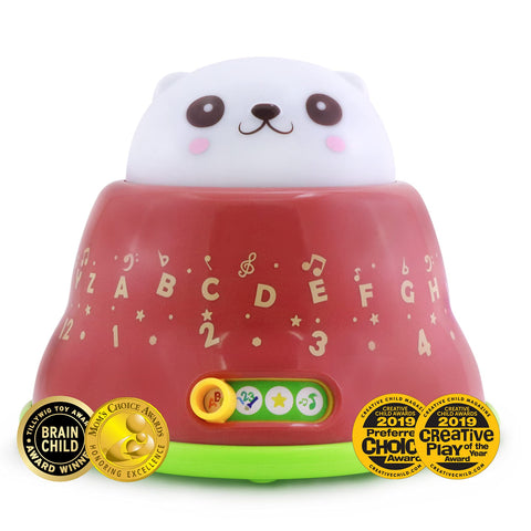 BEST LEARNING Whack & Learn Mole - Interactive Light-Up Baby Toddler Toys for Kids 6-36 Months Old Infants & Toddlers - Educational Alphabet, Colors, Numbers & Night Light & Music Game for Babies