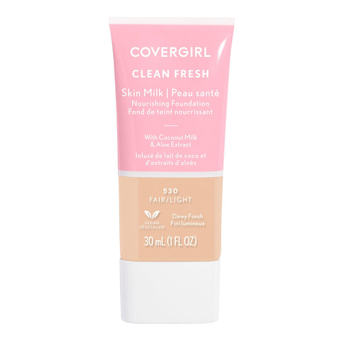 Covergirl, Clean Fresh Skin Milk Foundation, Fair/Light, 1 Fl Oz (Pack of 1)
