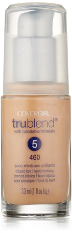 CoverGirl Trublend Liquid Make Up Classic Tan 460, 1.0-Ounce Bottle