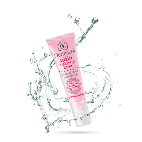 Dermacol - Satin Makeup Base, Matte Face Primer for Wrinkles and Pores, Transparent Makeup Primer for Oily Skin & Dry and Combination Skin, Easy to Blend Pore Filling Primer, No Preservatives, 10 mL