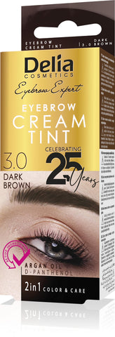 Delia Eyebrow Colour Cream Brown - 1 oZ