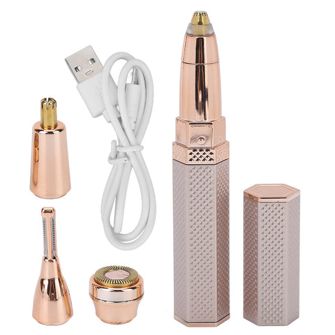 Dioche 4 in 1 Electric Eyebrow Trimmer Women Face Shaver Eyebrow Hair Remover Waterproof Lightweight Body Hair Remover Body Care Equipment for Women Men