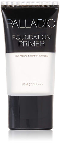 Palladio Foundation Primer, Lightweight and Velvety Primer with Aloe Vera and Chamomile, Wear Alone or As Foundation Base, Minimizes Fine Lines and Pores, Helps Makeup Last Longer, 0.674 oz