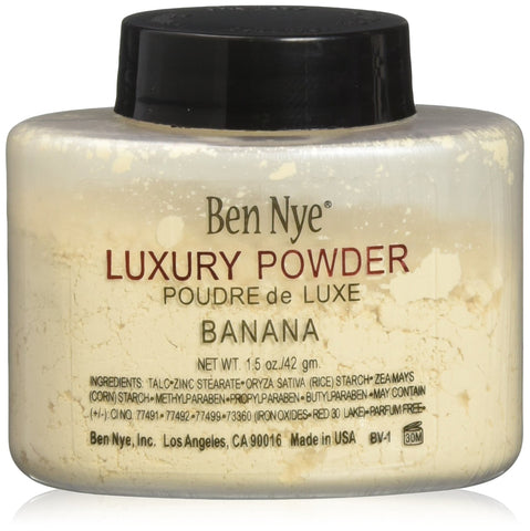 Ben Nye Luxury Powder Face Makeup, Banana, 1.5 oz.