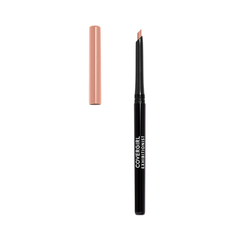 COVERGIRL Exhibitionist Lip Liner, Lip Pencil, Creamy, In the Nude, 0.012 Fl Oz ,Lip Crayon, Lip Makeup, Intense Pigmentation, Self-Sharpening Pencil, Easy Application, Instant Definition