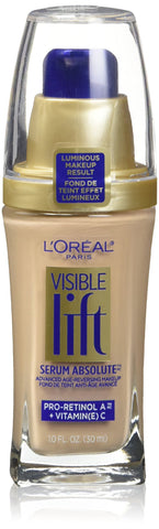 L’Oréal Paris Visible Lift Serum Absolute Foundation, Nude Beige, 1 Ounce
