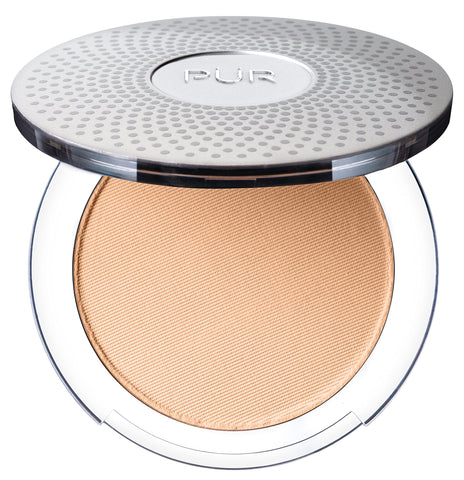 PÜR 4-in-1 Pressed Mineral Makeup SPF 15 Powder Foundation with Concealer & Finishing Powder- Medium to Full Coverage Foundation- Mineral-Based - Cruelty-Free & Vegan Friendly