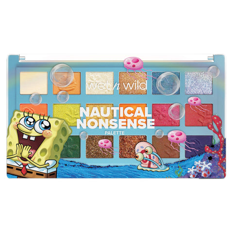 Wet n Wild Palette SpongeBob Squarepants Makeup Eyeshadow and Makeup Pigment Set 1114233, Nautical Nonsense, 0.82 Ounce