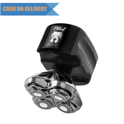 Skull Shaver Pitbull Gold PRO Men’s Electric Head and Face Shaver - Electric Razor for Head and Face - ShopGlobal24x7
