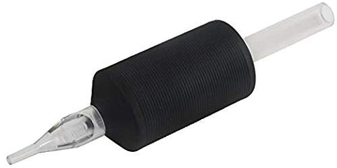 Round Tip 1" Tattoo Disposable Clear Tube Grips 20pcs (3 Round)