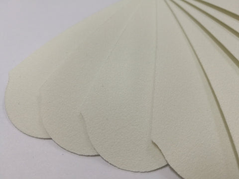 STAINLESS STEEL PEDICURE FILE REFILL PADS , 180 GRIT , WHITE , 60 COUNT