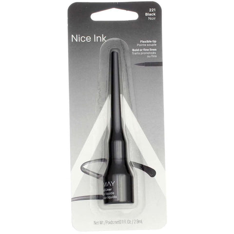 Almay Liquid Eyeliner, Black [221] 0.1 oz (Pack of 2)