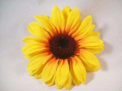 Sunflower Hair Clip 4 1/2 Inch