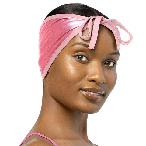 Stay On Satin Wrap Cap, Pink, 1 Count (Pack of 1)