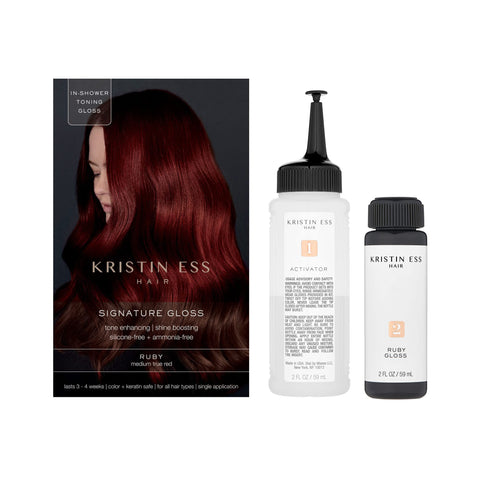 Kristin Ess Signature Hair Gloss - Ruby: Medium True Red