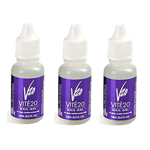 Vite 20 Nail Gel Kills Fungus 15 Ml/0.5 Oz (3 Pieces)