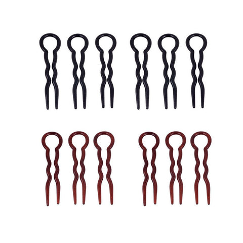 yueton Pack of 12 Office Lady Style Magic Simple Fast Spiral Hair Braid Twist Styling Tool Clip Pin Brand change to: yueton