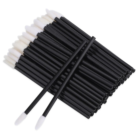 100pcs Disposable Lip Gloss Applicators Lipstick Wands Tool Kits