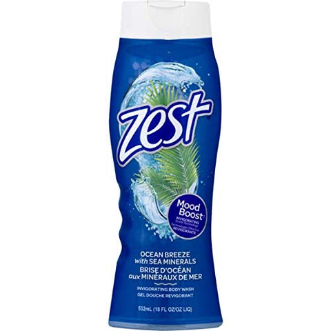 Zest Ocean Breeze Body Wash 18 oz