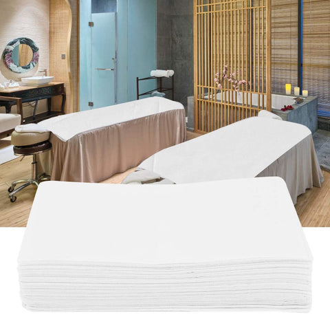 Disposable Non-Woven Bed Sheet, Waterproof and Oil-proof Bed Cover for Beauty Salon SPA Tattoo Massage Table Hotels (01#)