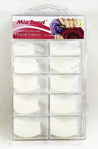 Mia Secret Royal Fancy Nail Tips 100 Pieces (Natural)
