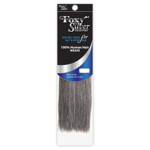 FOXY SALON WEAVE - STRAIGHT (Foxy Silver - Weave) - Human Hair Weave