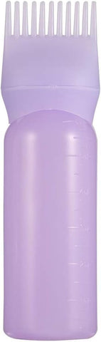 Galyacht Purple Root Comb Applicator Bottle,Dyeing Shampoo Bottle Oil Comb Hair Dye Bottle Applicator Tools,Hair Dye Bottle Applicator Brush Hair Color Applicator Bottles