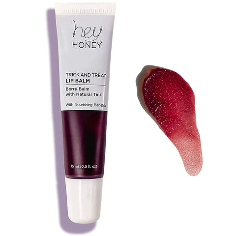 Hey Honey Trick and Treat Berry Lip Balm | Natural Tint With Hydrating Properties For Healthy Lips | 0.5 oz