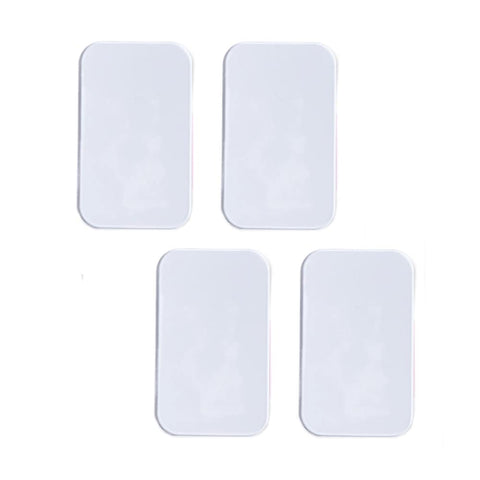 4Pcs Clear Silicone False Eyelash Holder Pads For Eyelash Extensions Tools 3.54' X 2'