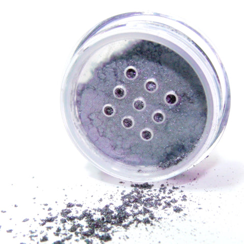 Pure Ziva Beautiful Silver Grey Loose Mineral Glitter Eyeshadow Dust Pigment, Talc & Paraben Free, No Animal Testing & Cruelty Free