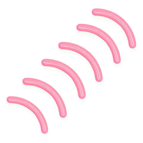 Anzline 24 Pcs Silicone Rubber EyeLash Curler Refill Pads, Pink, Universal Eyelash Curler Replacement Refills