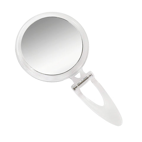 Rucci Normal View Acrylic Round Foldable Stand Mirror, 10X