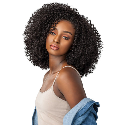 Sensationnel Synthetic Hair Half Wig Instant Weave Curls Kinks & Co Rule Breaker (T1B/27)