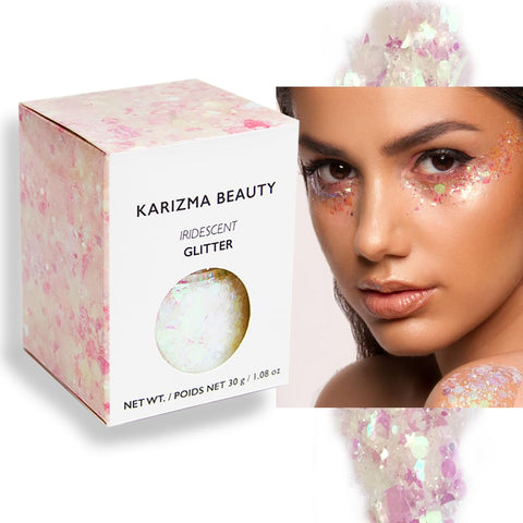 Karizma Iridescent Chunky Glitter Large 30G // Beauty