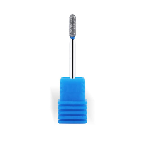 NMKL38 NMKL38 Diamond Nail Drill File Bit Small Barrel Burr Smooth Top Cuticle Cleaning Bit for Electric Dremel Drill Machine Manicure Pedicure (2.5x10)