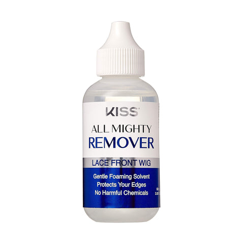 KISS All Mighty Lace Front Wig Remover- Gentle Foaming Solvent, Protect Your Edges, No Harmful chemicals- KAMR01 (Remover)