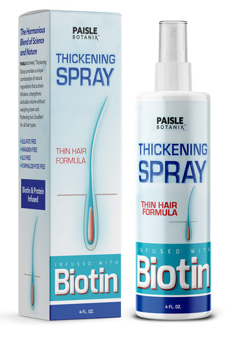 Biotin Hair Thickening Spray for Fine Hair Growth Hair Loss Prevention Treatments Serum Dht Volume Spray for Hair Texturizing Spray Volumizing Spray Hair Thickener for Fine Hair Products