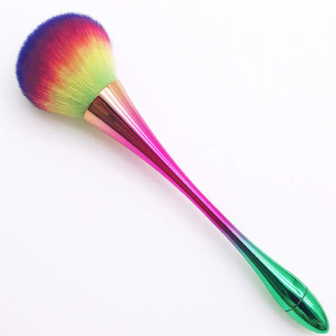 Large Powder Mineral Brushï¼ŒFoundation Makeup Brush,Powder Brush and Blush Brush for Daily Makeup,Kabuki Makeup Brushes(Colorful)