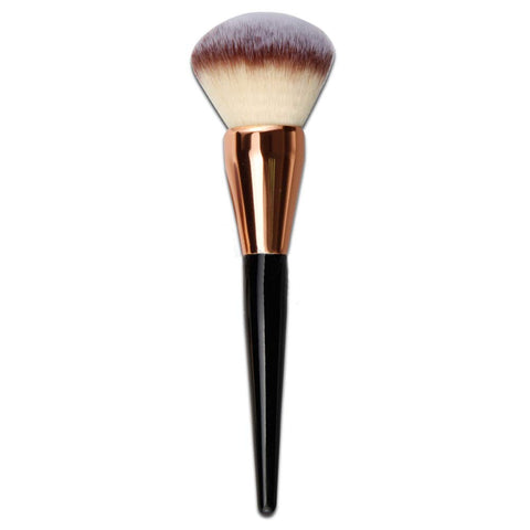 RN BEAUTY Makeup Brushes Large Powder Brush Foundation Blush Brush Ulta Bronzer Contour Face Blender Brush Mineral Blending Buffing Powder Cosmetics Kabuki Brushes Full Coverage (Rose Gold)